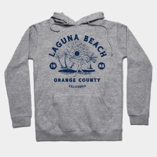 Vintage Laguna Beach Surfing // Retro California Beach Orange County 1988 Hoodie